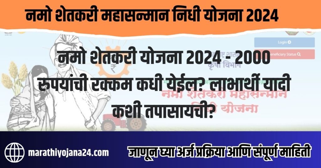 Namo Shetkari Mahasanman Nidhi Yojana 2024
