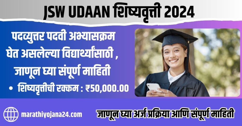 JSW UDAAN Scholarship 2024